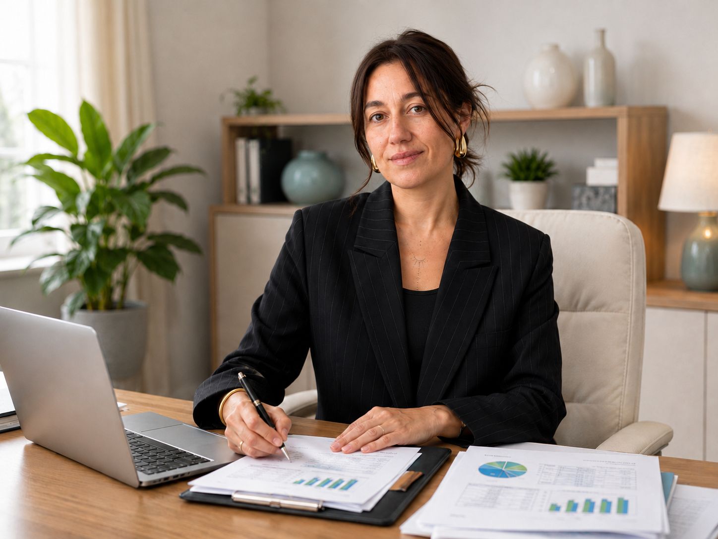 Montse, profesional de gestión contable en MEG Gestión Integral