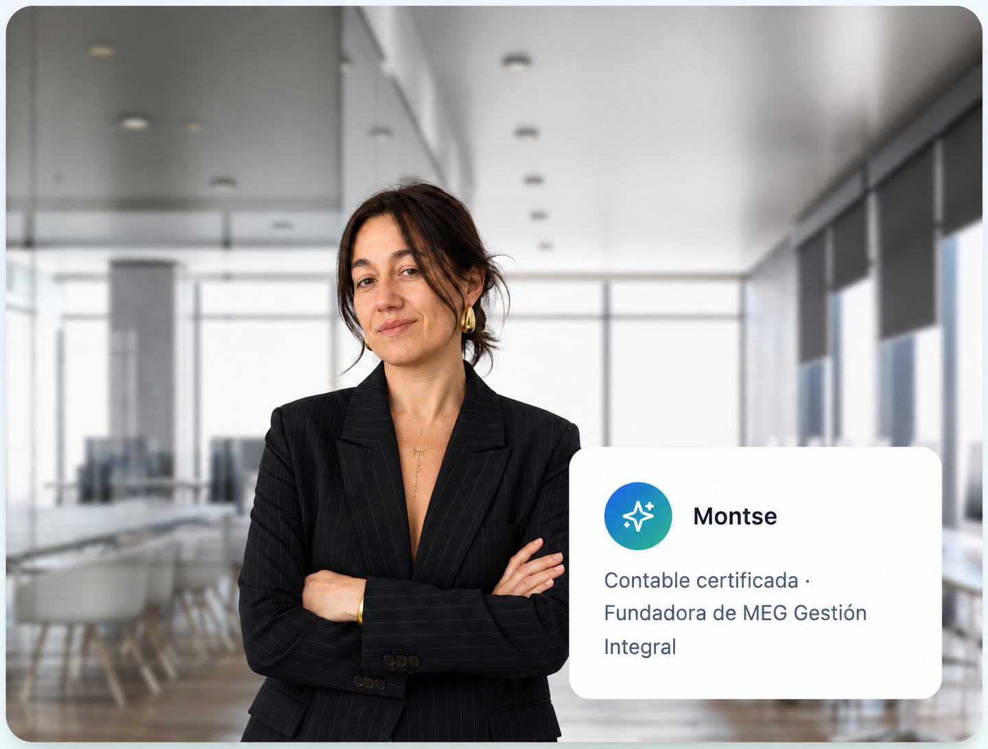 Montse, contable certificada en MEG Gestión Integral